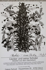 Uecker Günther, Original-Lithografie , handsigniert- sehr selten von 1985