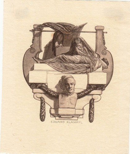 Exlibris bookplate - exlibris,