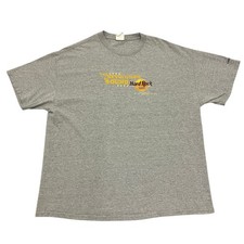 Vintage Hard Rock Cafe T-Shirt Grau Herren 2XL Kurzarm 100% Baumwolle