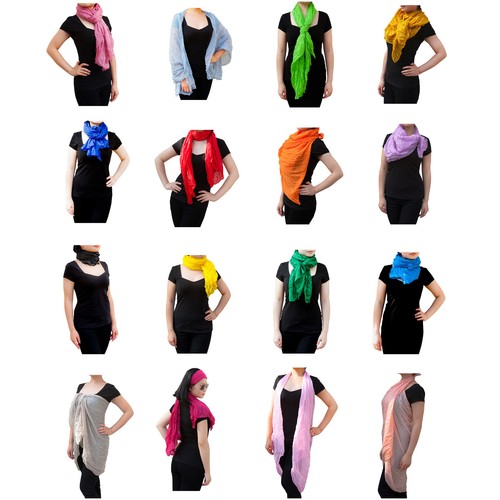 Tuch schal chiffon - schal, stola