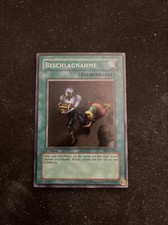 Yugioh Karte: Beschlagnahme (SRL-G038) - Super Rare ,Vintage, Deutsch
