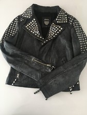 Biker Lederjacke *RICANO* Nieten Blau Gr.XL COOL NEU !!! Blau ?Neupreis 259,- €