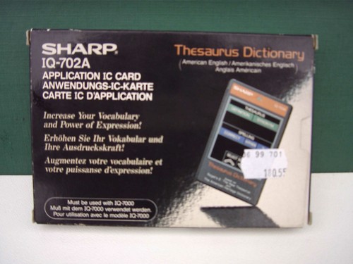 Sharp 702 a thesaurus - iq,