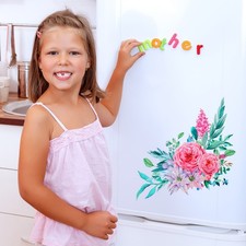  2 Psc Blumen Sticker Küche