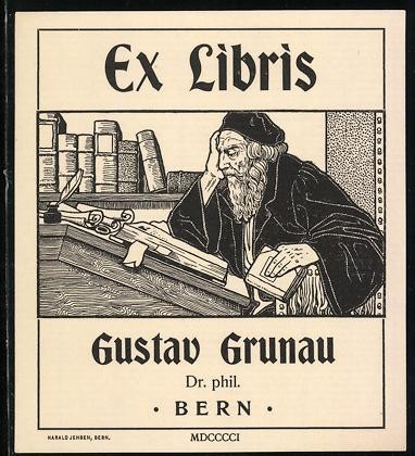 Exlibris phil gustav - exlibris, phil.