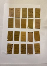 Lot 20 Fahrkarten, 3. Klasse