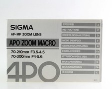 Bedienungsanleitung Sigma APO