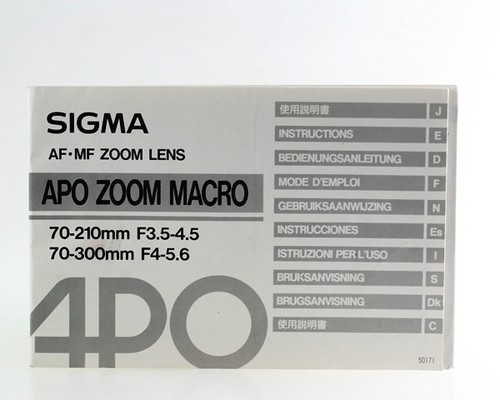 Bedienungsanleitung sigma apo - bedienungsanleitung,