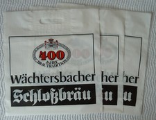 20 Stück - Plastiktüten - Tragetaschen - Schloßbräu Wächtersbach