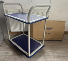 Prestar Etagenwagen mit 2 Schiebebügeln 2 Ladeflächen 150 kg NB-104-P /B