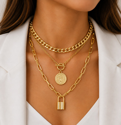 Zara 18k vergoldet grobe