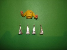 timpo oberteil mit 5 sheriffsternen aus zinn