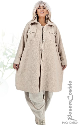 Lagenlook boucle blazer jacke - boucle, blazer-jacke