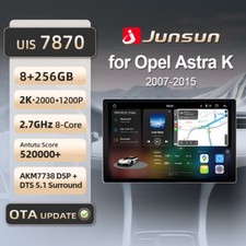 128GB Für Opel Astra K 2015-2019 Android 13 Carplay Autoradio GPS Navi FM RDS