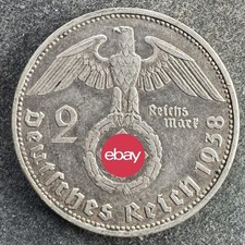 2 Reichsmark 1938 G Drittes
