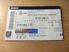 Altes konzertticket von - konzertticket, peter