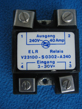elektronisches Lastrelais  ELR V23100-S0302-A240  40 Amp  240 V