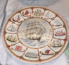 Alter Wandteller mit hübschem