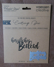 Stanzschablone " herzliches