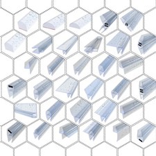 Duschdichtung 4–7 mm für Duschtür – Wasserabweiser Duschprofil 110–200 cm