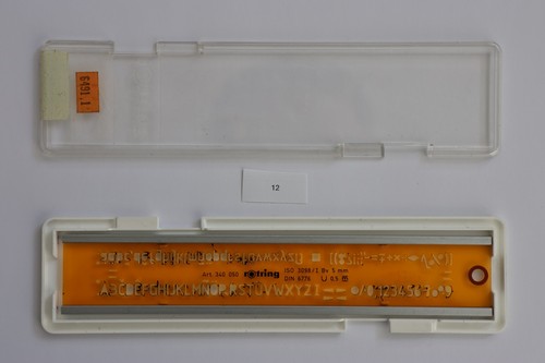Rotring schriftschablone - rotring,