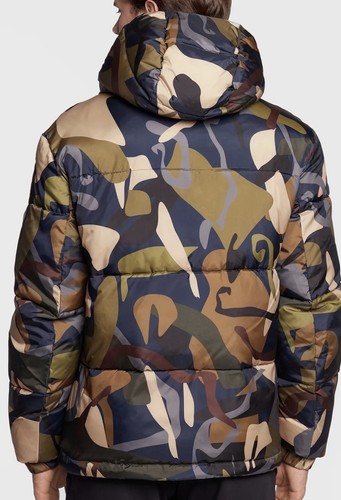 Blauer usa daunenjacke - blauer,