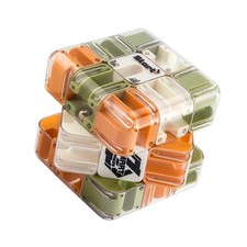 3D Labyrinth Kugel Puzzle Komplexes Maze Cube mit Rollenden Kugeln Geschicklichk