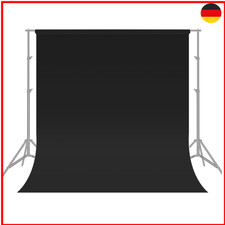 Fotohintergrund Schwarz 3x3 m