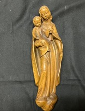 Relief Bild Wandbild Maria mit Jesuskind Oberammergau  40cm H