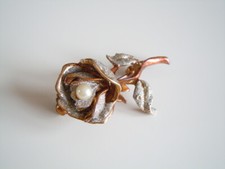 Modeschmuck Brosche Rose