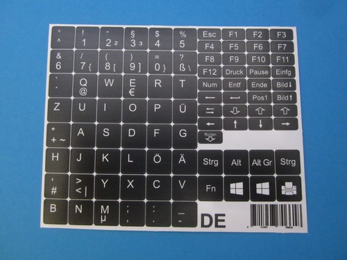 Tastaturaufkleber notebook - tastaturaufkleber,