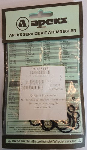 Service kit stufe apeks - 2.,