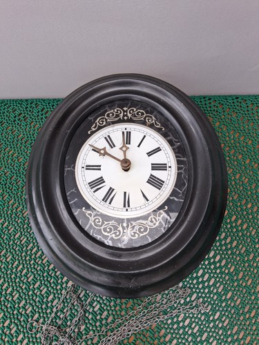 Antike uhr wanduhr oval - uhr,