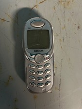 Siemens S45 Handy Silber GSM DEFEKT Displaybruch Ersatzteil |(V1 1194?)