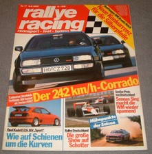 Rallye Racing 17/89 Oettinger VW Corrado, Opel Kadett GSi 16V, BMW 850i, Audi