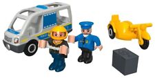 Playtive Polizei Polizeiwagen mit Licht und Sound Fahrzeug Set 2 Figuren