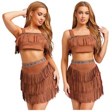 Damen Indianer Outfits Set
