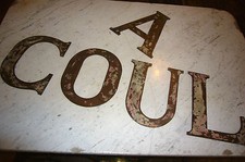 Buchstabe Werbung Reklame