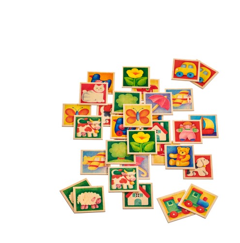 Memo kunterbunt teile - teile, /