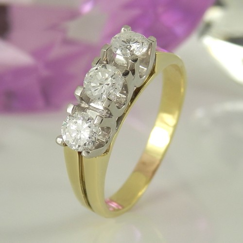 Ring vintage 585 gelbgold - vintage,