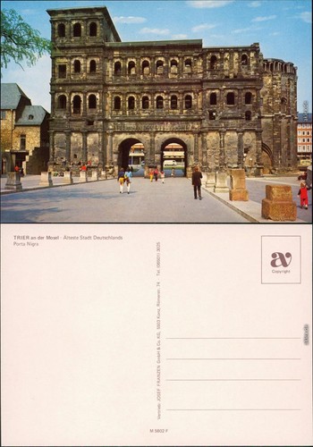 Ansichtskarte trier porta - ansichtskarte,