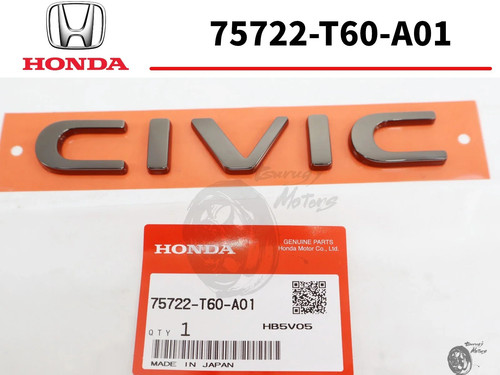 Honda fl5 civic heck - heck, emblem