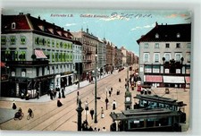 10617689 - 7500 Karlsruhe Oestliche Kaiserstrasse Strassenbahn Fahrrad