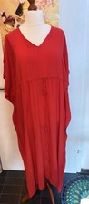 Rote baumwoll tunika one size - rote,