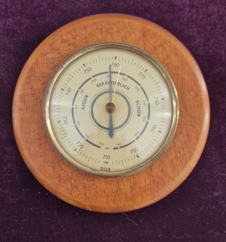 Altes holzbarometer ddr - altes,