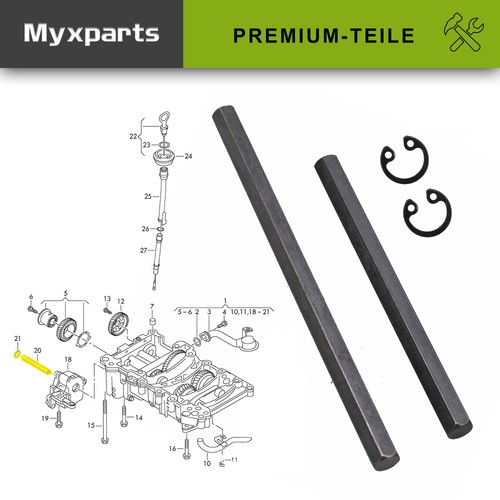 ölpumpe mitnehmer - 2x,