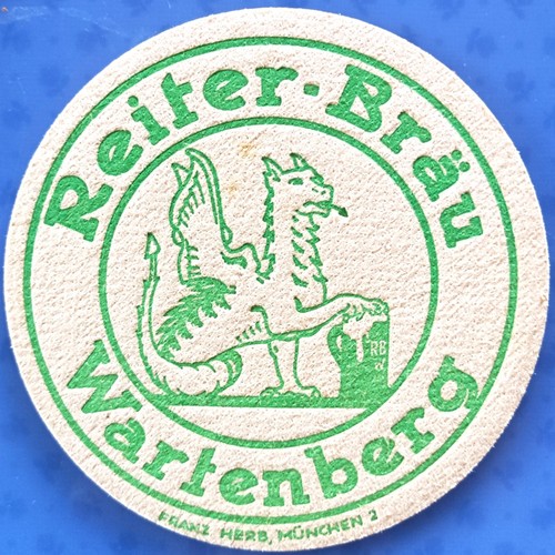 Alter bierdeckel reiter bräu - alter, reiter-bräu