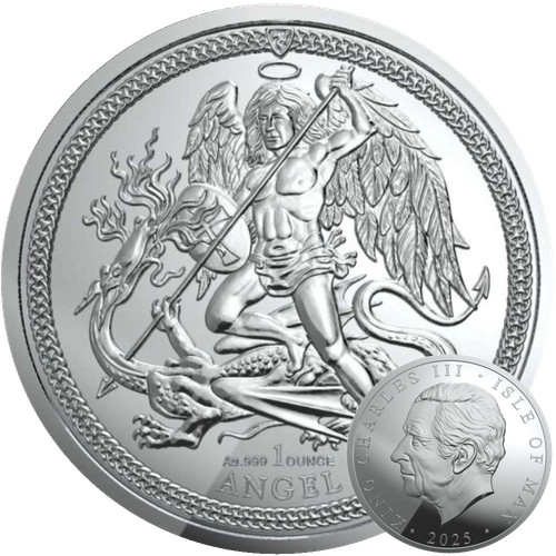 Angel 2025 silbermünze 1oz - angel,