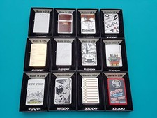 Zippo  12 verschiedene (never fired) Neu  in Originalbox 1A absolut TOP