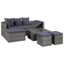 Garten Lounge Set Poly Rattan